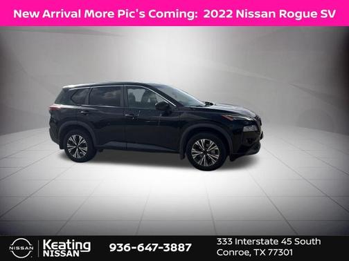 Black 2022 Nissan Rogue SV