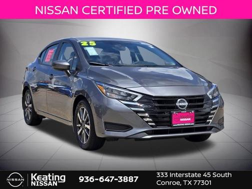 Gun Metallic 2025 Nissan Versa 1.6 SV