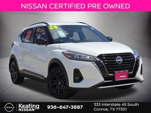 Aspen White 2024 Nissan Kicks SR