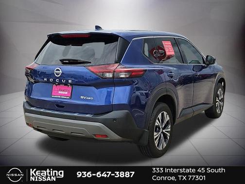 Caspian Blue 2021 Nissan Rogue SV