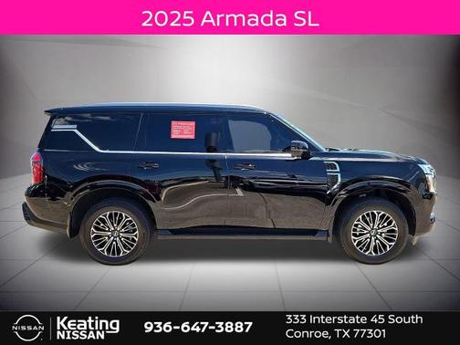Black 2025 Nissan Armada SL