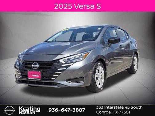 Gun Metallic 2025 Nissan Versa 1.6 S
