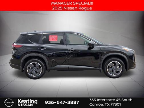 Black 2025 Nissan Rogue SV
