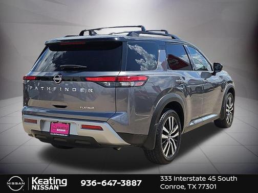 2 Tone Gun / Black Roof 2023 Nissan Pathfinder Platinum