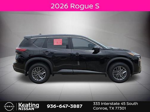Black 2026 Nissan Rogue S
