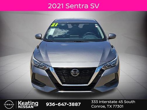 Gun Metallic 2021 Nissan Sentra SV