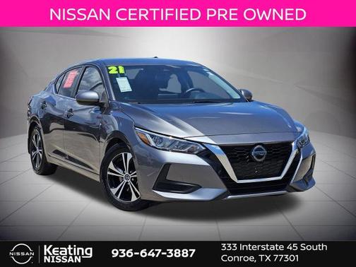 Gun Metallic 2021 Nissan Sentra SV
