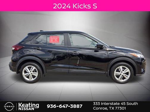 Super Black 2024 Nissan Kicks S