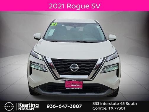White 2021 Nissan Rogue SV