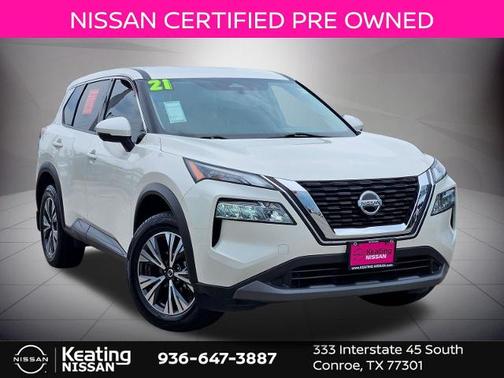 White 2021 Nissan Rogue SV