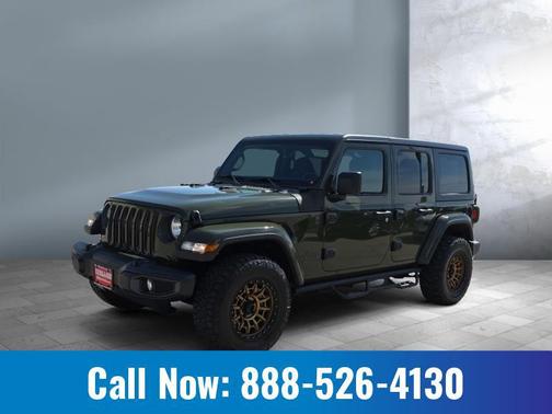 Sarge Green Clearcoat 2021 Jeep Wrangler Unlimited 80th Anniversary 4x4