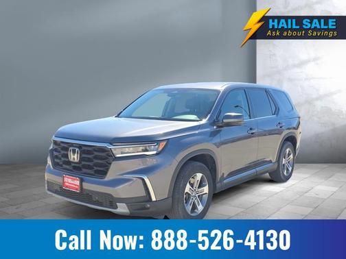 Modern Steel Metallic 2025 Honda Pilot EX-L