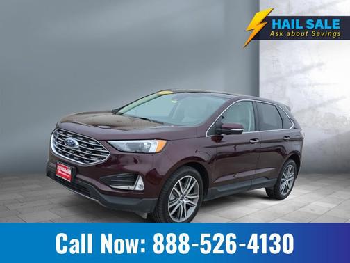 Burgundy Velvet Metallic Tinted Clearcoat 2022 Ford Edge Titanium