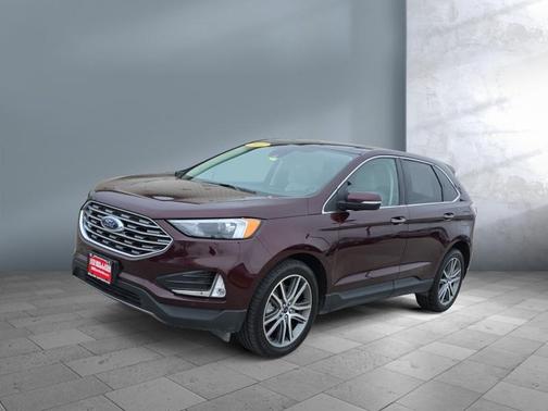 Burgundy Velvet Metallic Tinted Clearcoat 2022 Ford Edge Titanium