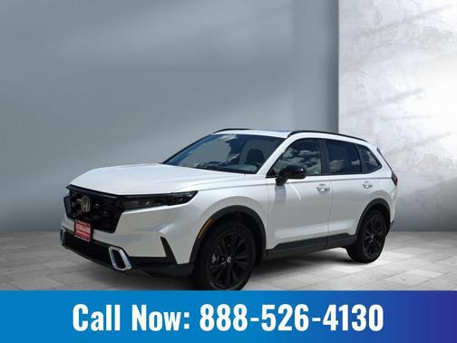 Platinum White Pearl 2026 Honda CR-V Hybrid Sport Touring AWD