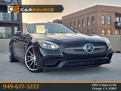 Black 2017 Mercedes-Benz SL 550 Base Convertible