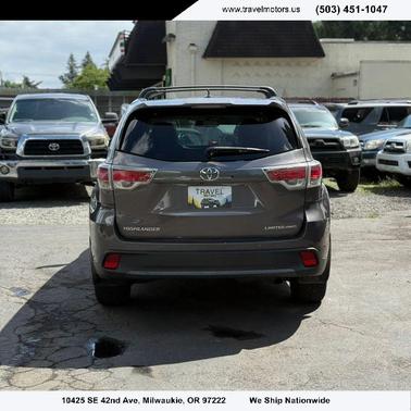 Grey 2015 Toyota Highlander Limited