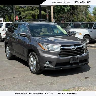 Grey 2015 Toyota Highlander Limited