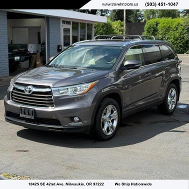 Grey 2015 Toyota Highlander Limited