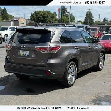 Grey 2015 Toyota Highlander Limited