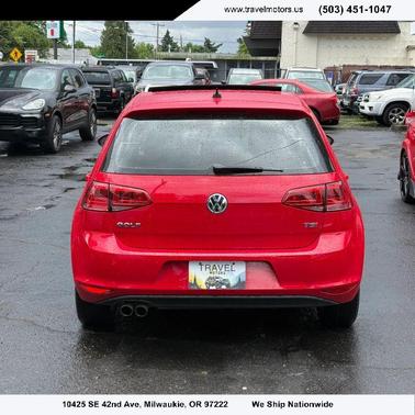 Tornado Red 2017 Volkswagen Golf TSI Wolfsburg Edition 4-Door