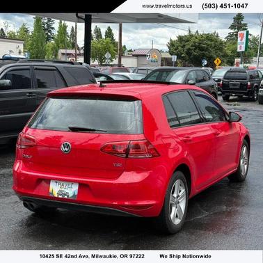 Tornado Red 2017 Volkswagen Golf TSI Wolfsburg Edition 4-Door