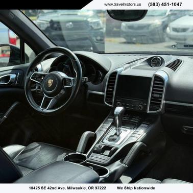 Black 2017 Porsche Cayenne Platinum Edition