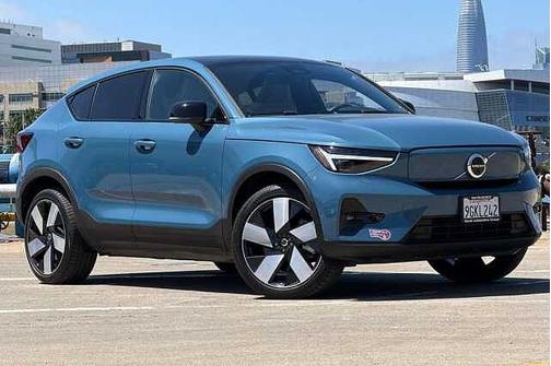Fjord Blue 2023 Volvo C40 Recharge Pure Electric Ultimate