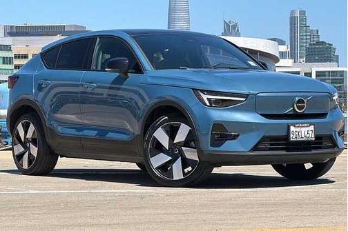 Fjord Blue 2023 Volvo C40 Recharge Pure Electric Ultimate