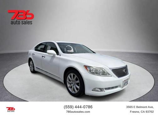 White 2009 Lexus LS 460 Base