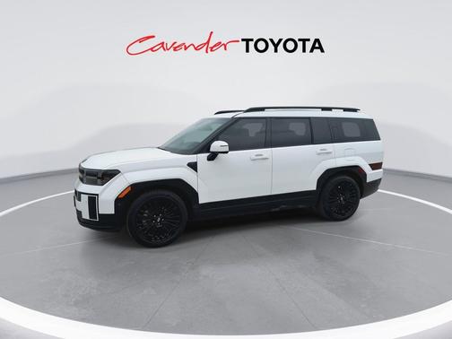 Serenity White 2025 Hyundai SANTA FE HEV Calligraphy