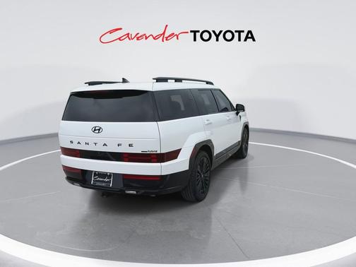 Serenity White 2025 Hyundai SANTA FE HEV Calligraphy