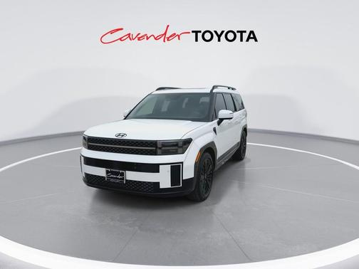 Serenity White 2025 Hyundai SANTA FE HEV Calligraphy