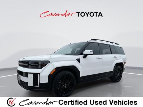 Serenity White 2025 Hyundai SANTA FE HEV Calligraphy
