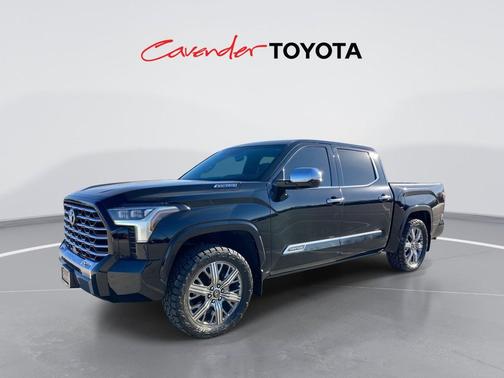 Midnight Black Metallic 2026 Toyota Tundra Hybrid Capstone