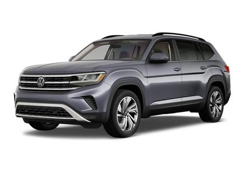 Platinum Gray 2021 Volkswagen Atlas 3.6L SE w/Technology