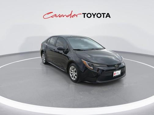 Midnight Black Metallic 2025 Toyota Corolla LE