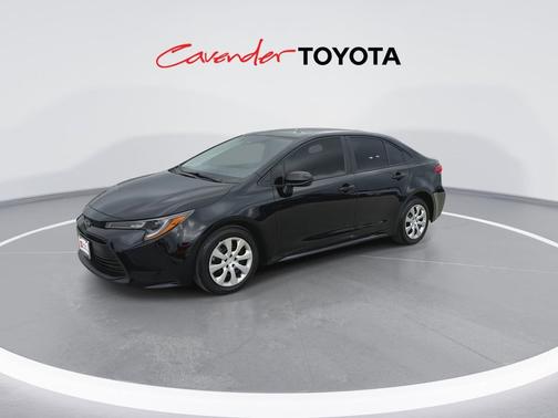 Midnight Black Metallic 2025 Toyota Corolla LE