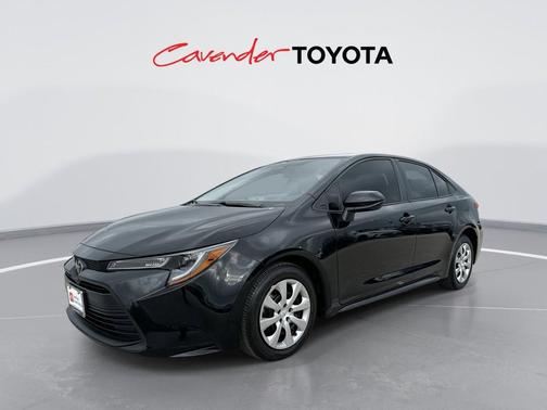 Midnight Black Metallic 2025 Toyota Corolla LE