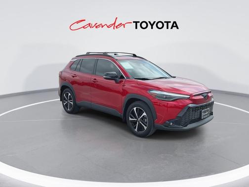 Soul Red Crystal 2025 Toyota Corolla Hybrid SE