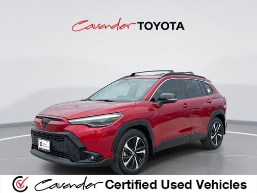 Soul Red Crystal 2025 Toyota Corolla Hybrid SE
