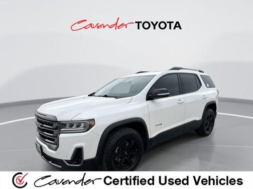 White Frost Tricoat 2023 GMC Acadia AWD AT4