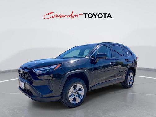Midnight Black 2025 Toyota RAV4 Hybrid LE