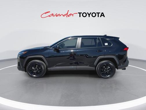 Midnight Black Metallic 2025 Toyota RAV4 LE