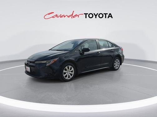 Midnight Black Metallic 2025 Toyota Corolla LE