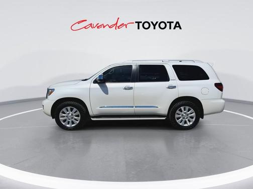 Blizzard Pearl 2020 Toyota Sequoia Platinum