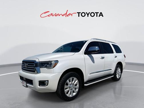 Blizzard Pearl 2020 Toyota Sequoia Platinum