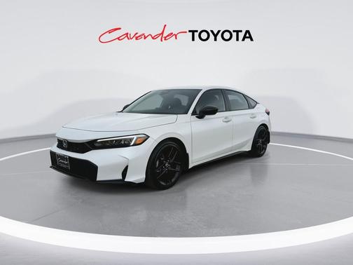 Platinum White Pearl 2026 Honda Civic Sport