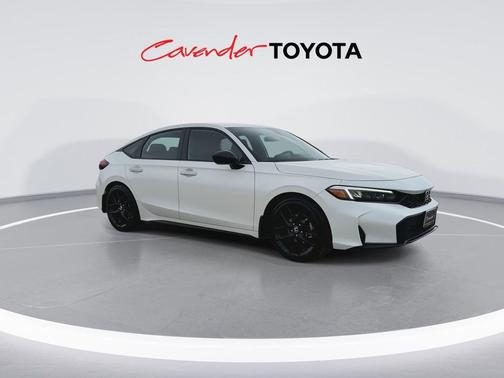 Platinum White Pearl 2026 Honda Civic Sport