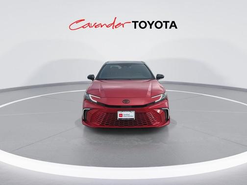 Supersonic Red/Midnight Black Metallic 2025 Toyota Camry XSE